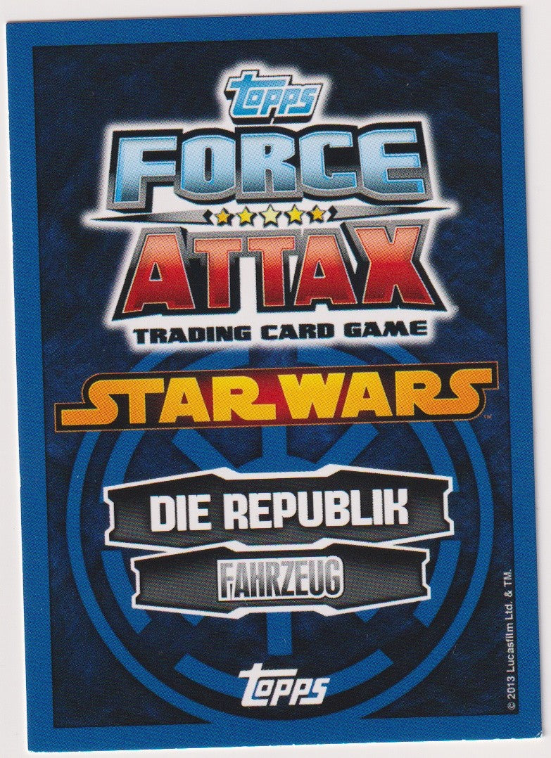 Topps Star Wars 2013 V-19-Torrent-Sternenjäger Republik TCG Rare #62 – Bild 2