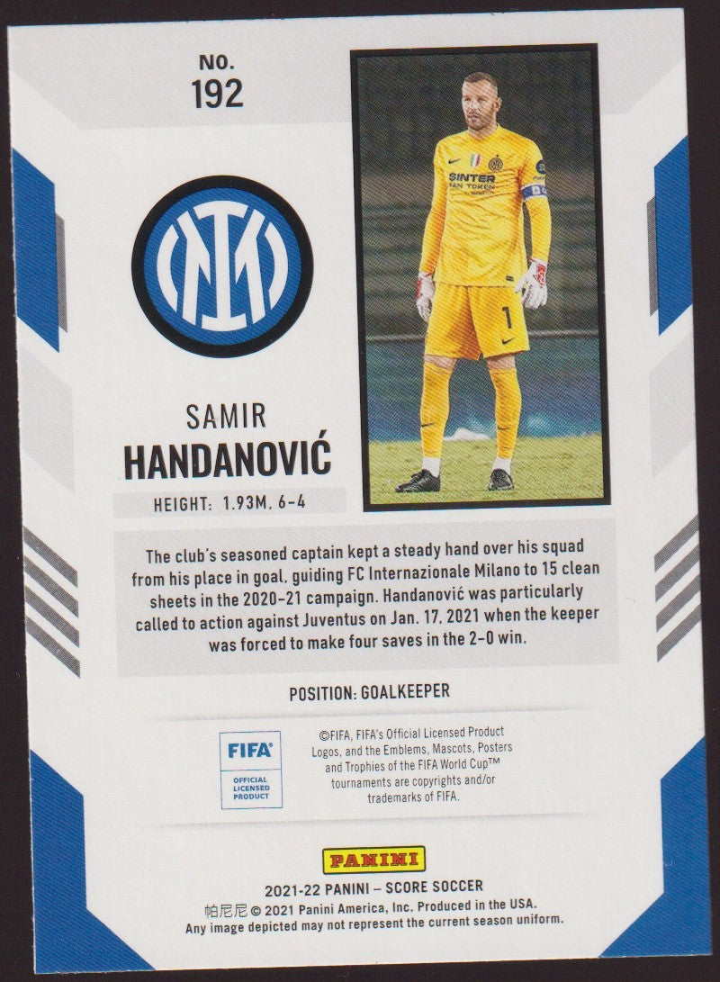 Panini 2021-22 - 2020-21 Samir Handanović FC Internazionale Milano Parallel – Bild 2