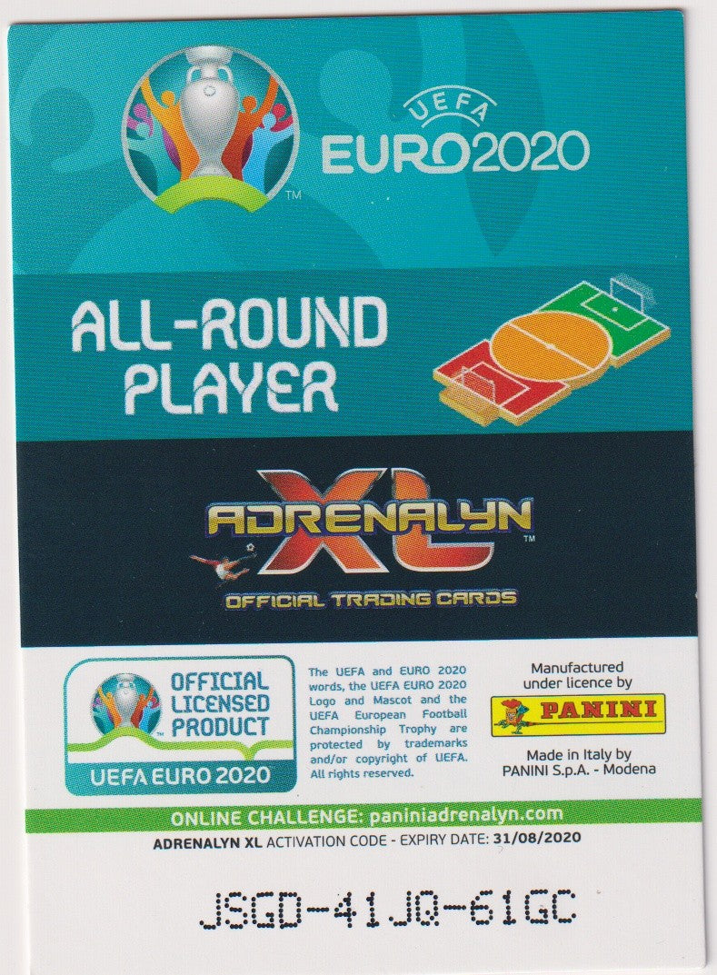 Panini Adrenalyn XL Jordi Alba Spanien UEFA EURO 2020 Legend Parallel Rare – Bild 2