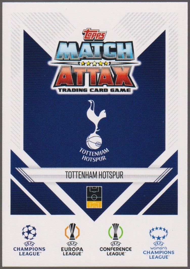Topps Match Attax Cristian Romero Tottenham Hotspur Parallel Rare – Bild 2