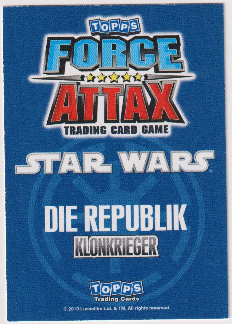 Topps Star Wars 2010 Klonkrieger Jek Republik TCG Rare #28 – Bild 2