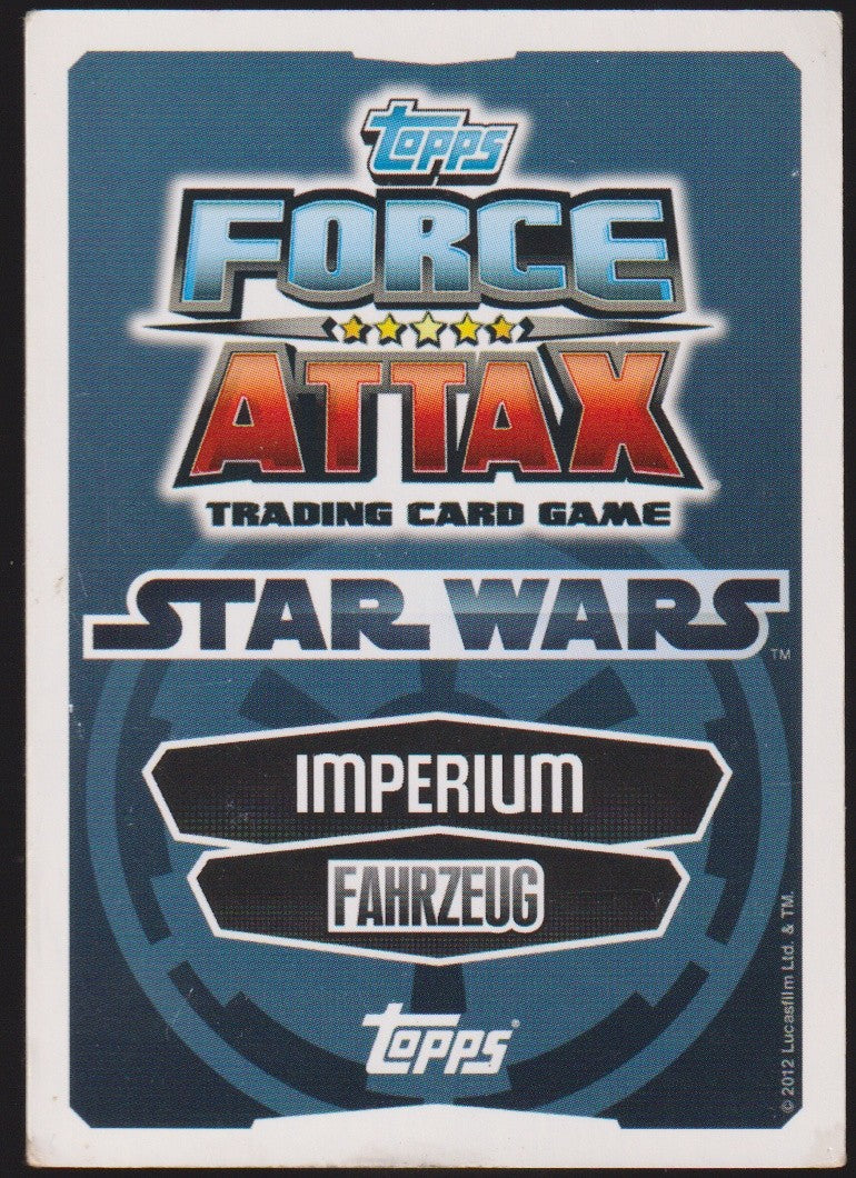 Topps Star Wars 2012 AT-ST Fahrzeug Imperium TCG Rare #43 – Bild 2