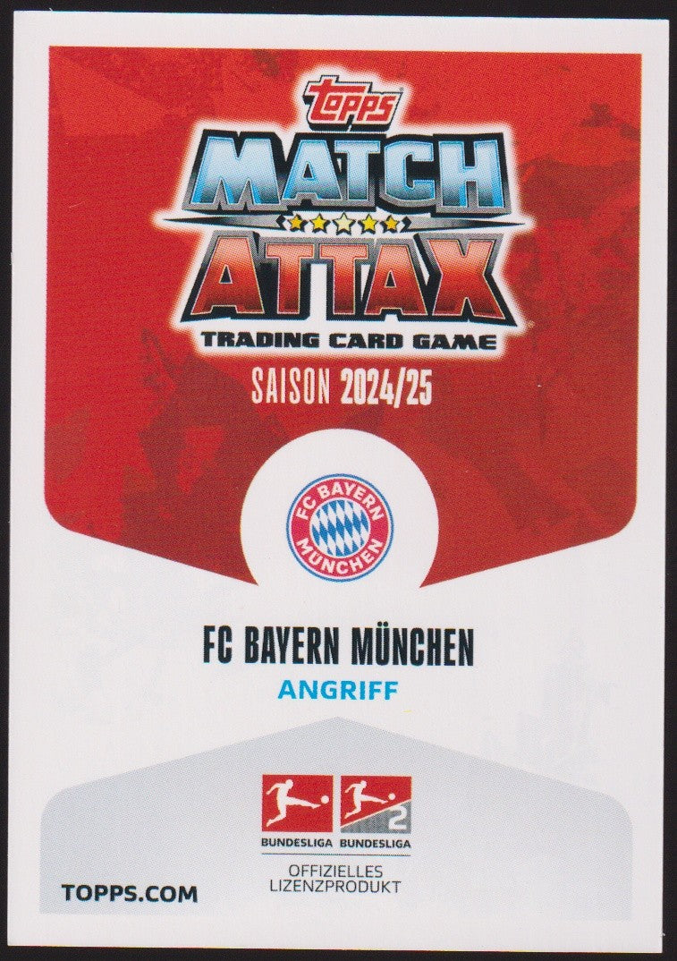 Topps Match Attax 2024-25 Michael Olise FC Bayern München Parallel Rare Nr. 267 – Bild 2