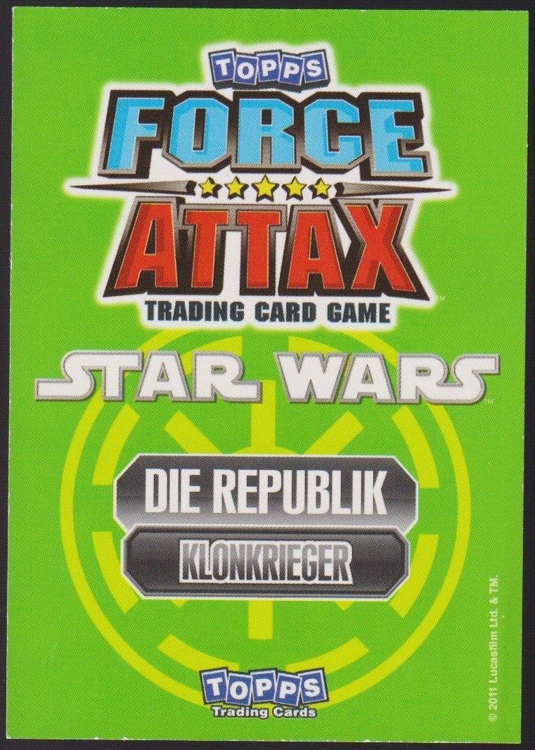 Topps Star Wars 2011 Arc Commander Blitz Republik TCG Rare #59 – Bild 2
