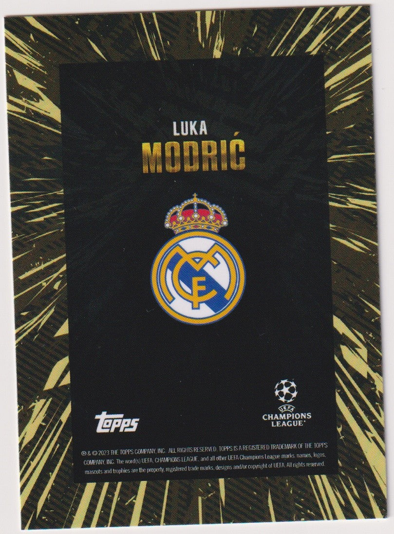 Topps X Whip Luka Modrić Real Madrid UEFA Champions League Parallel Rare – Bild 2