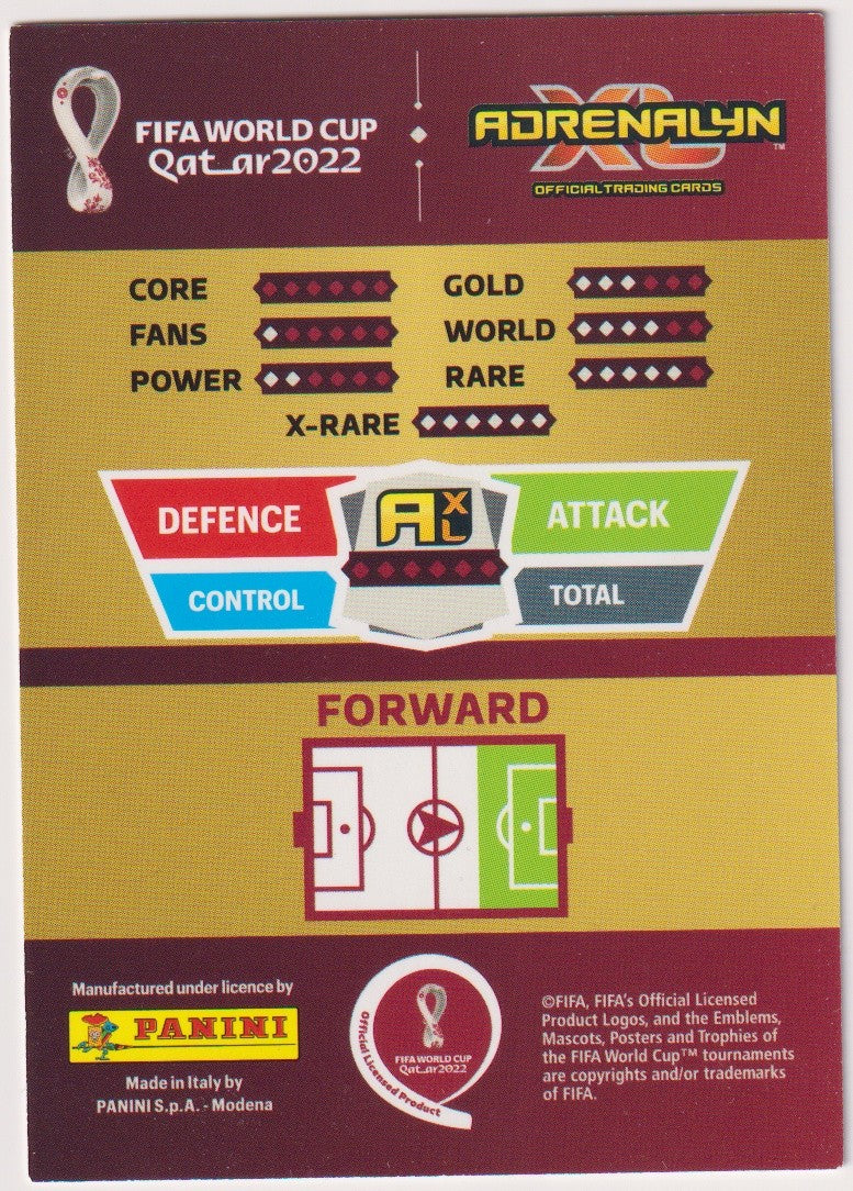 Panini Adrenalyn FIFA World Cup Qatar 2022 Ricardo Pepi Rookie USA Parallel – Bild 2
