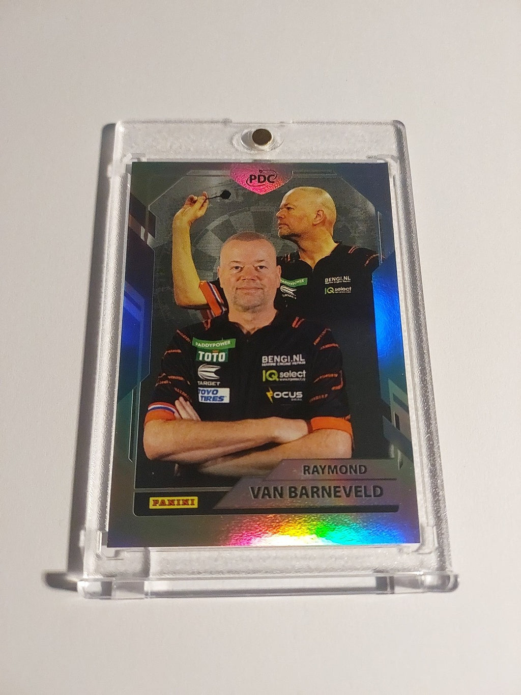 Panini PDC World Championship 2026 Raymond Van Barneveld Dart Refractor Rare Hit – Bild 2