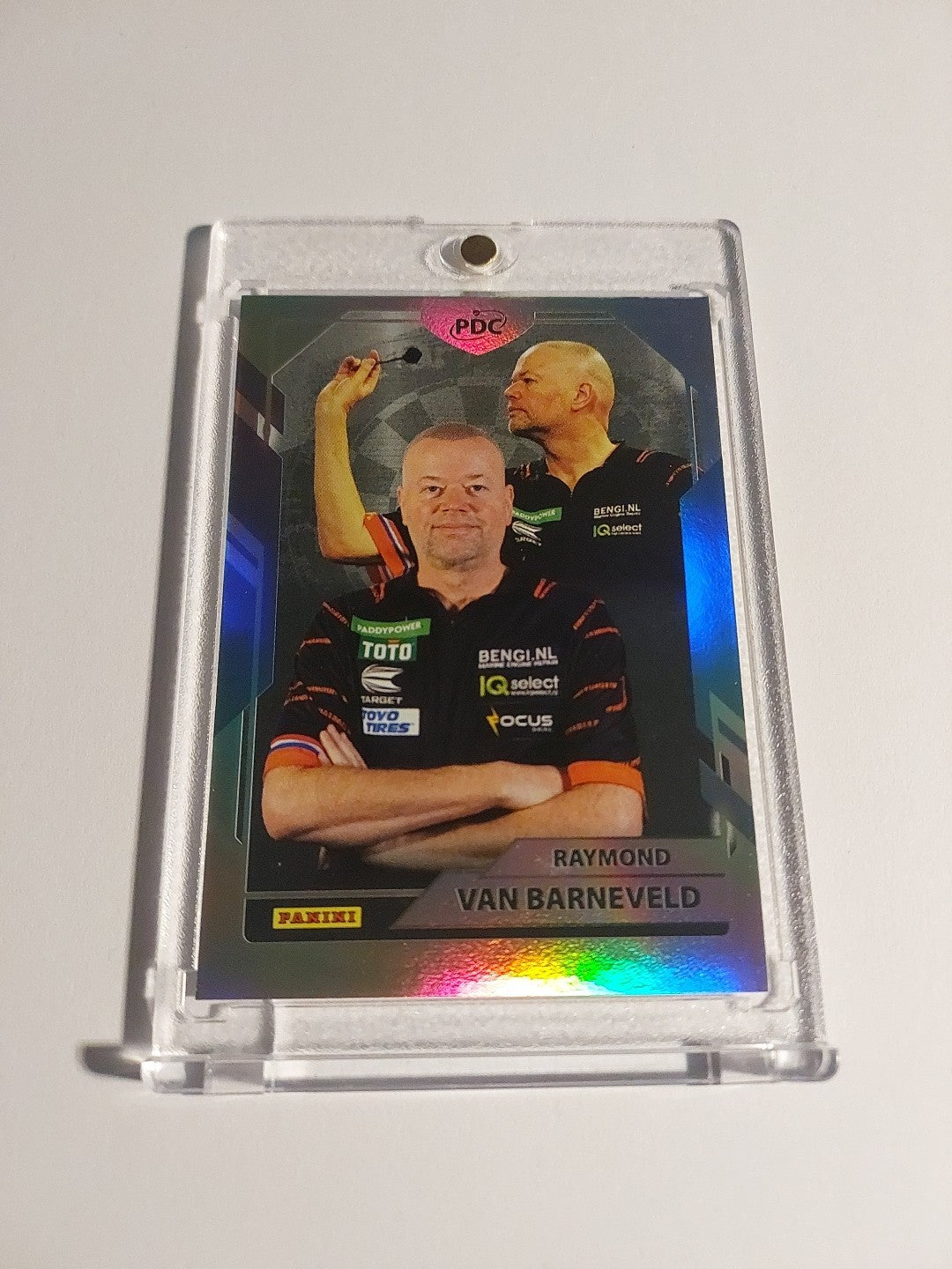 Panini PDC World Championship 2026 Raymond Van Barneveld Dart Refractor Rare Hit – Bild 2
