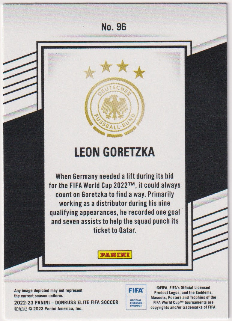 Panini 2022-23 Panini - Donruss Elite FIFA Soccer 2023-24 Leon Goretzka – Bild 2