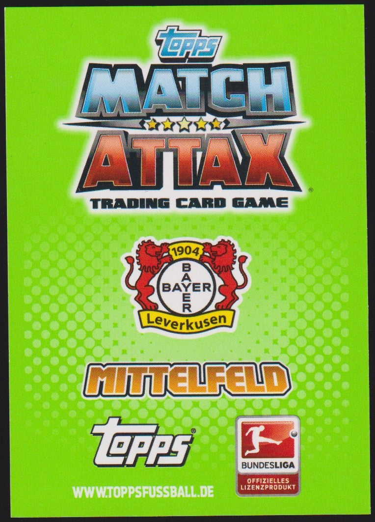 Topps Match Attax Michael Ballack Bayer Leverkusen Vintage Parallel – Bild 2
