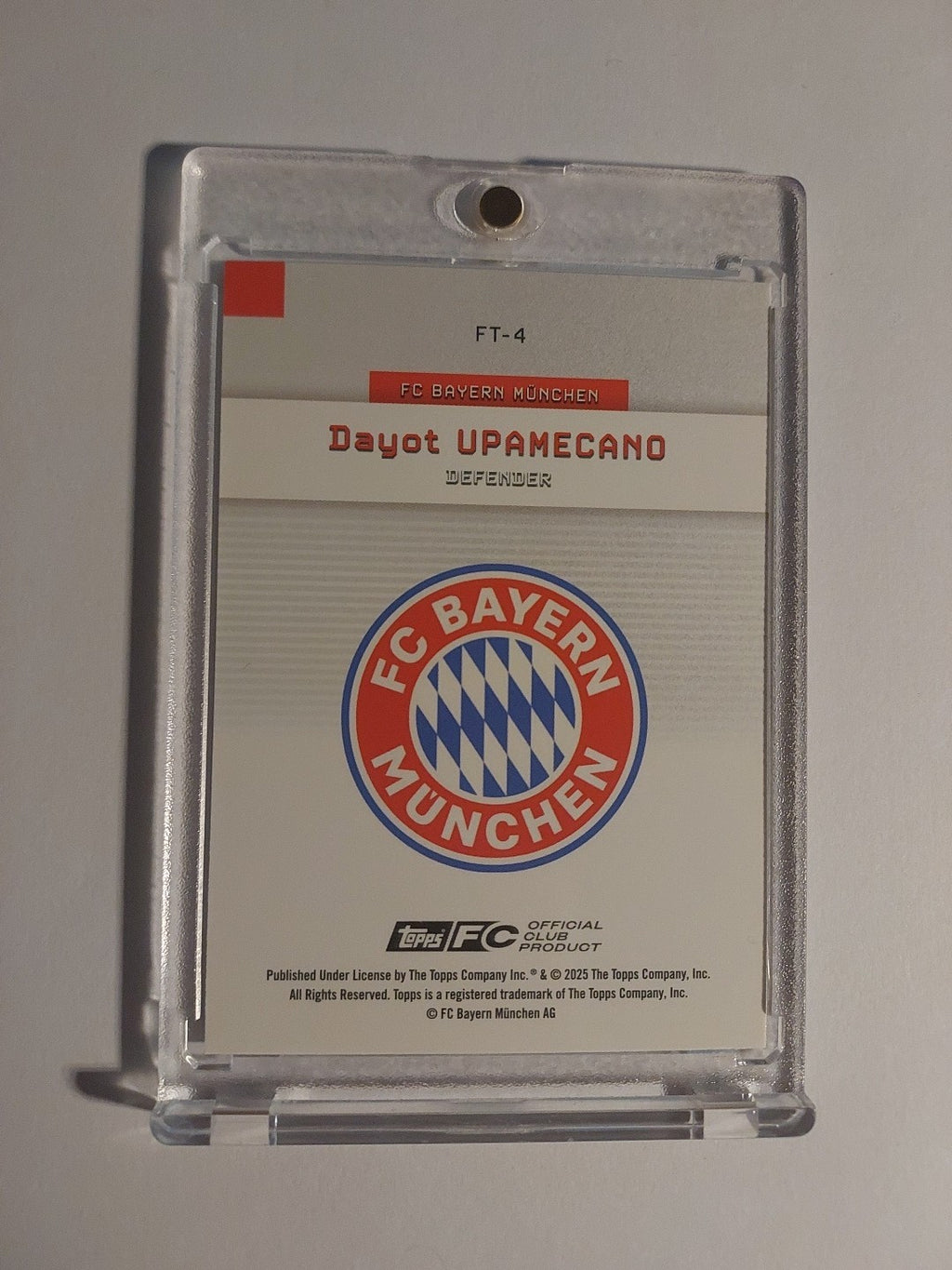 Topps Bayern Team Set 2025-26 Dayot Upamecano Parallel 71/75 Refractor Ultra Hit – Bild 2