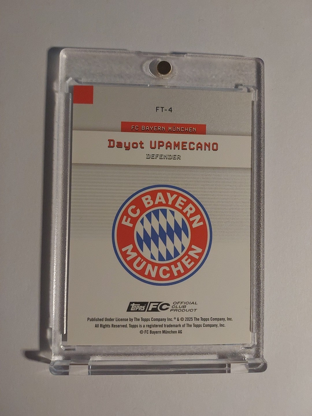 Topps Bayern Team Set 2025-26 Dayot Upamecano Parallel 71/75 Refractor Ultra Hit – Bild 2
