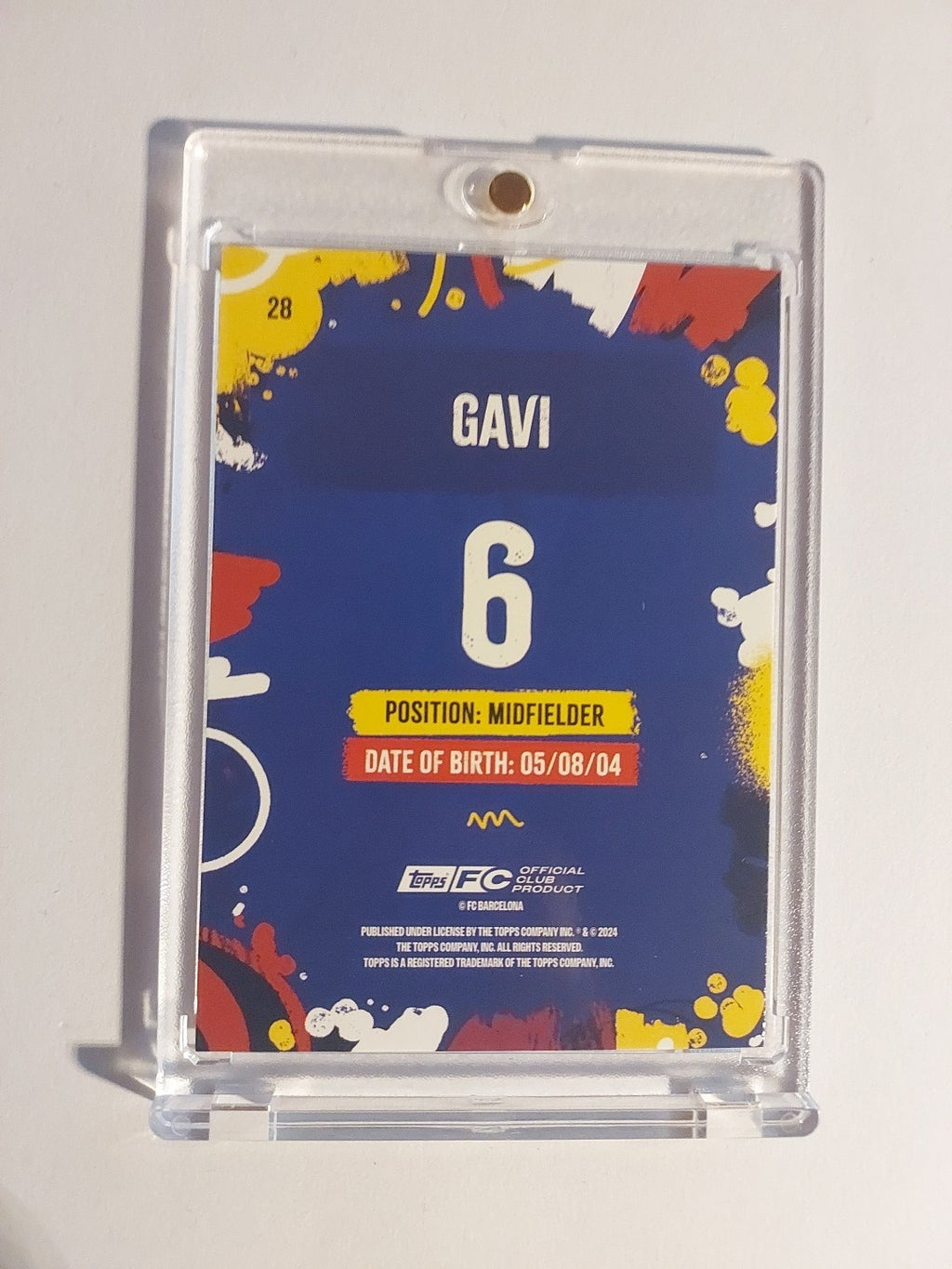 Topps Barcelona Team Set 2024-25 Gavi Limited Edition Parallel – Bild 2