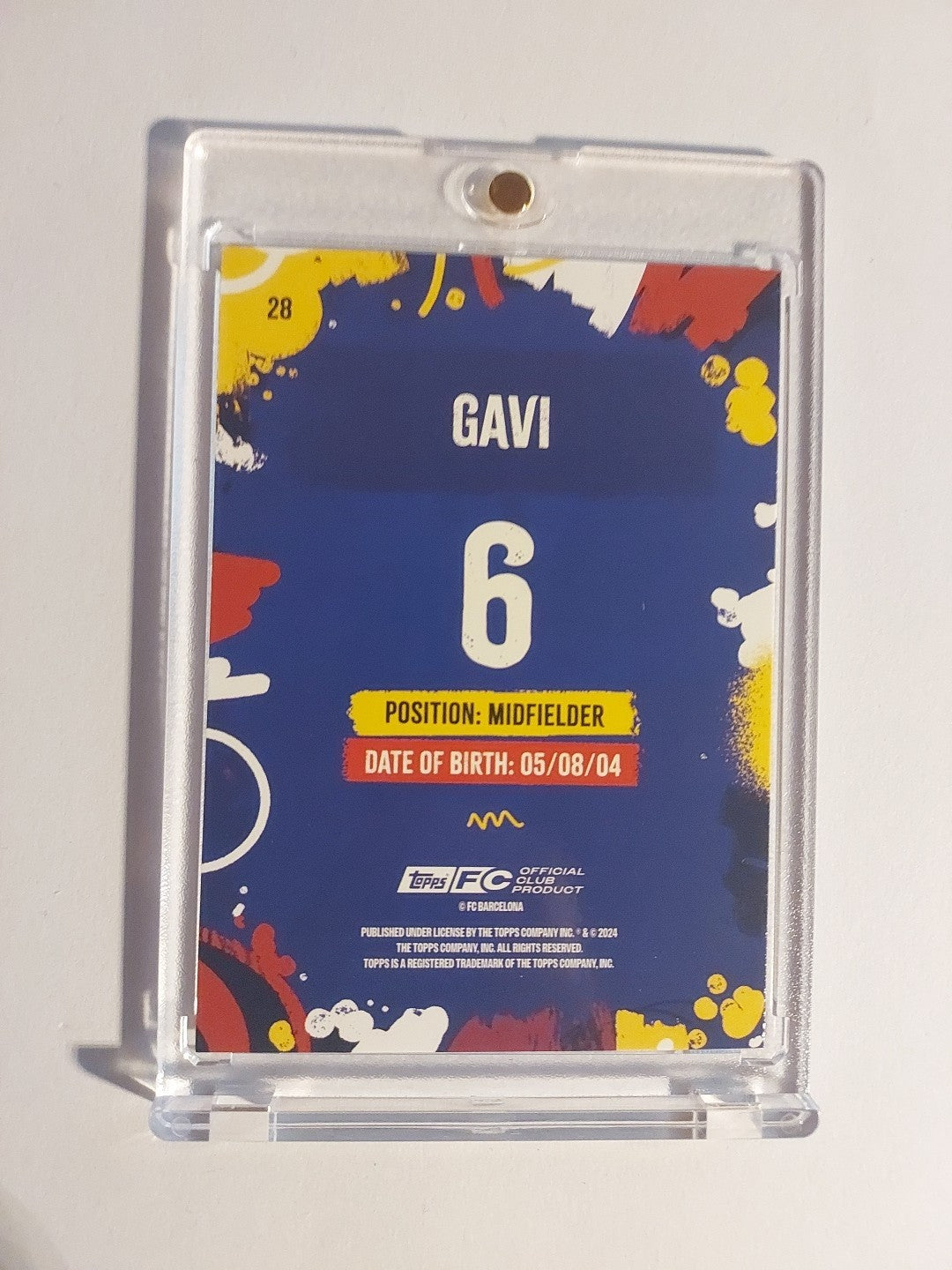 Topps Barcelona Team Set 2024-25 Gavi Limited Edition Parallel – Bild 2