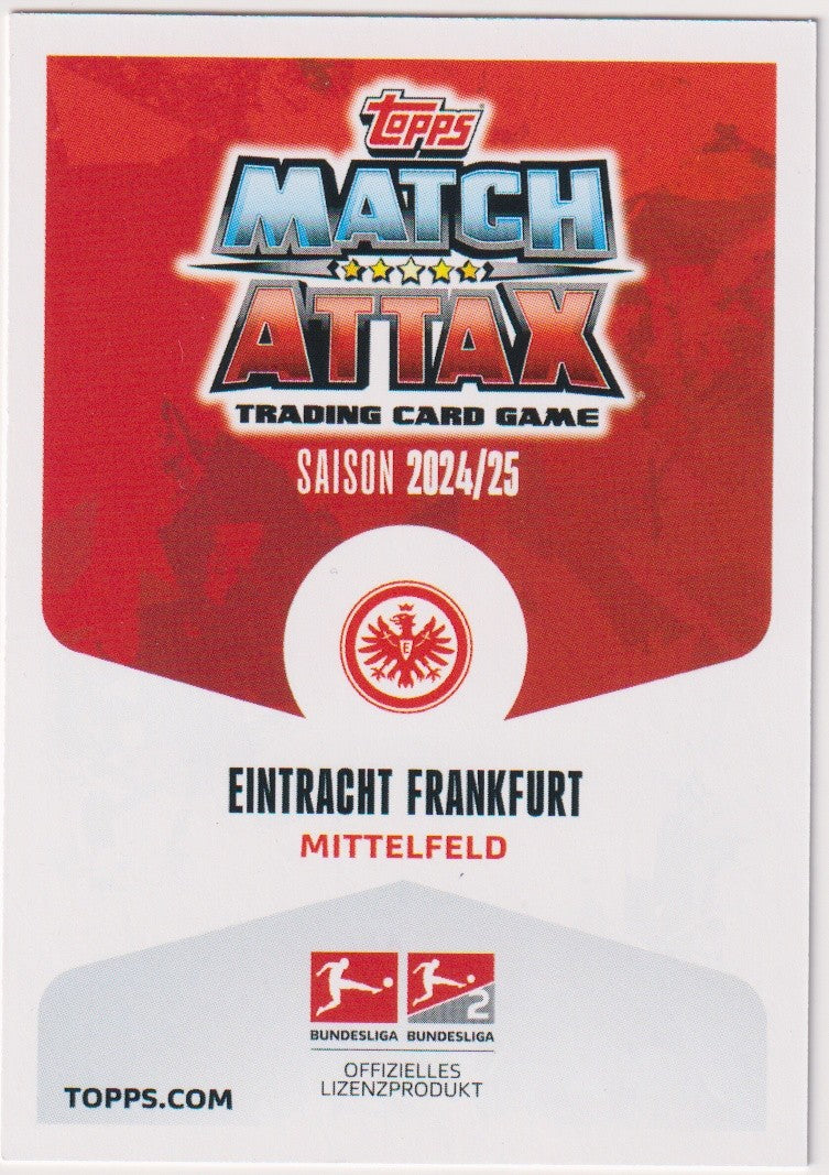 Topps Match Attax Trading Card Game 2024-25 Mario Götze Eintracht Frankfurt – Bild 2