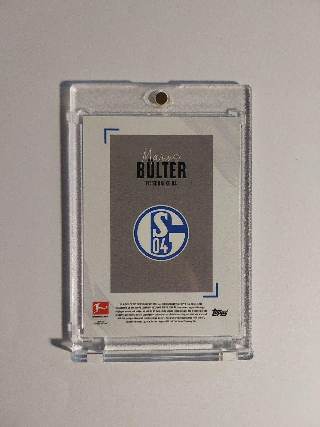 Topps Bundesliga 2022-23 Marius Bülter Schalke Parallel Insert Ultra Rare Hit – Bild 2