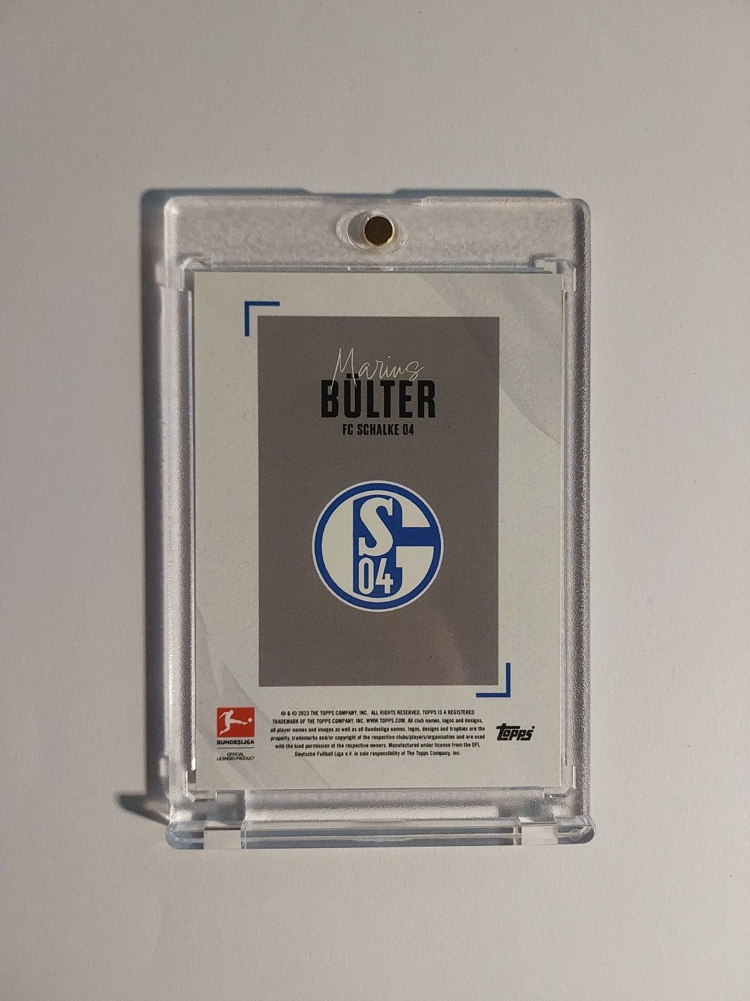 Topps Bundesliga 2022-23 Marius Bülter Schalke Parallel Insert Ultra Rare Hit – Bild 2