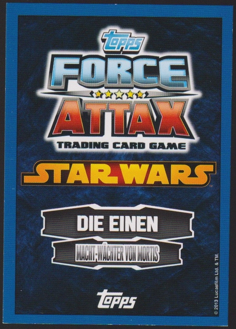Topps Star Wars 2013 Mortis-Vater Wächter der Macht Legende TCG Rare #123 – Bild 2