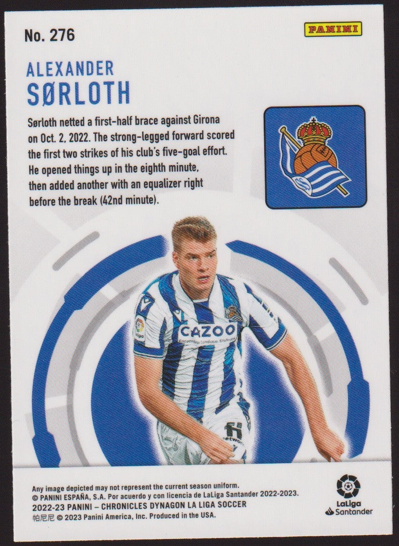 Panini Chronicles Dynagon La 2022-23 Alexander Sørloth Real Sociedad Parallel – Bild 2