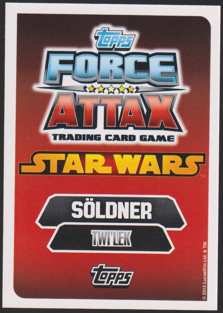 Topps Star Wars 2013 Bib Fortuna Twi´lek Söldner (Film Version) TCG Rare #73 – Bild 2