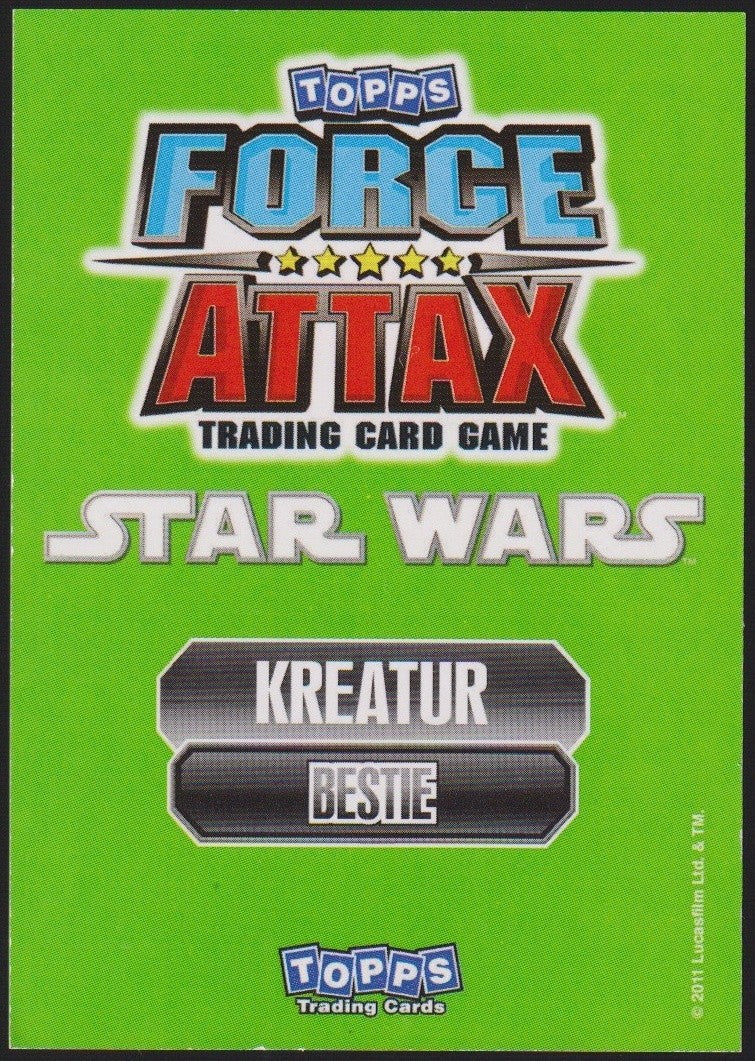 Topps Star Wars 2011 BANTHA Bestie / Monster / Kreatur TCG Rare #161 – Bild 2