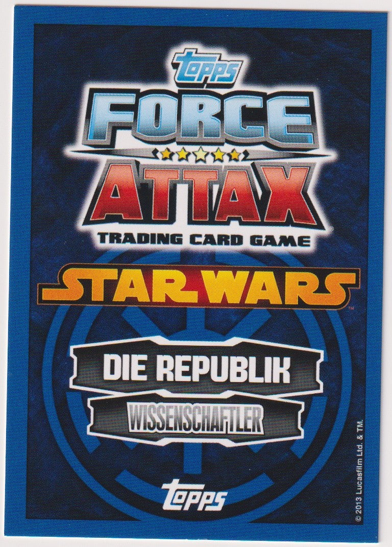 Topps Star Wars 2013 Doktor Cubacher Republik TCG Rare #116 – Bild 2