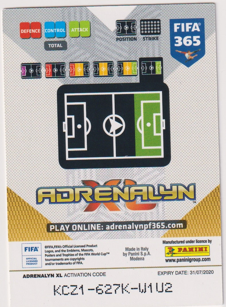 FIFA 365 Gabriel Jesus Brasilien Adrenalyn XL Parallel Rare 627K-W1U2 – Bild 2