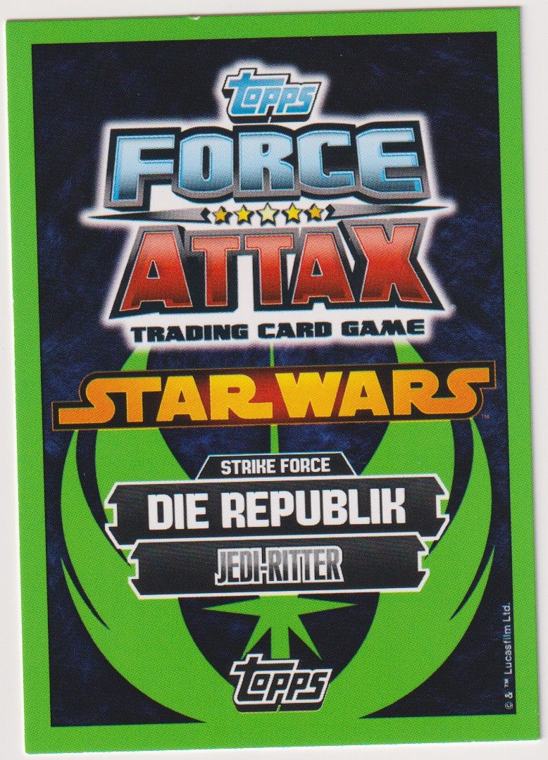Topps Star Wars 2010 Quinlan Vos Jedi Republik TCG Rare #110 – Bild 2