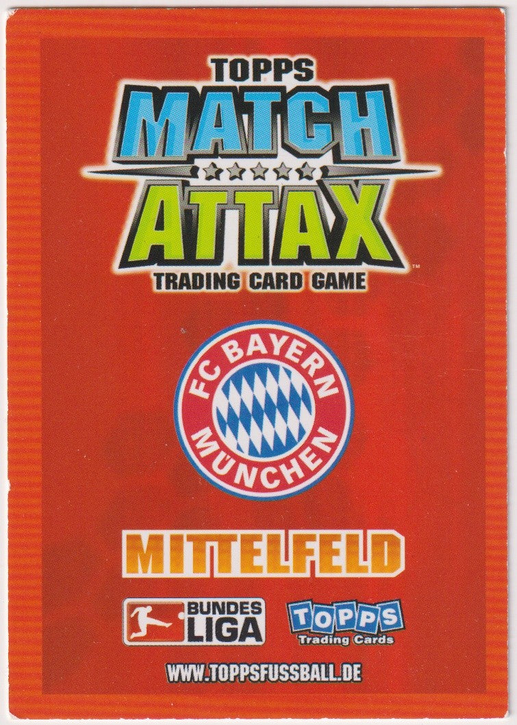 Topps Match Attax Bastian Schweinsteiger FC Bayern München Parallel Rare – Bild 2