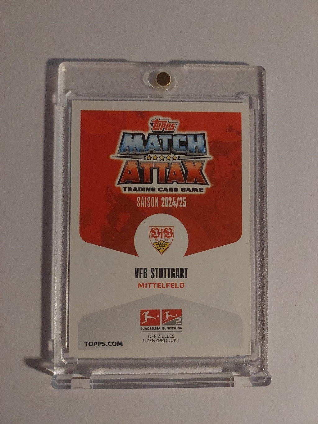 Topps Bundesliga 2024-25 Atakan Karazor VFB Stuttgart (On Card Auto) – Bild 2