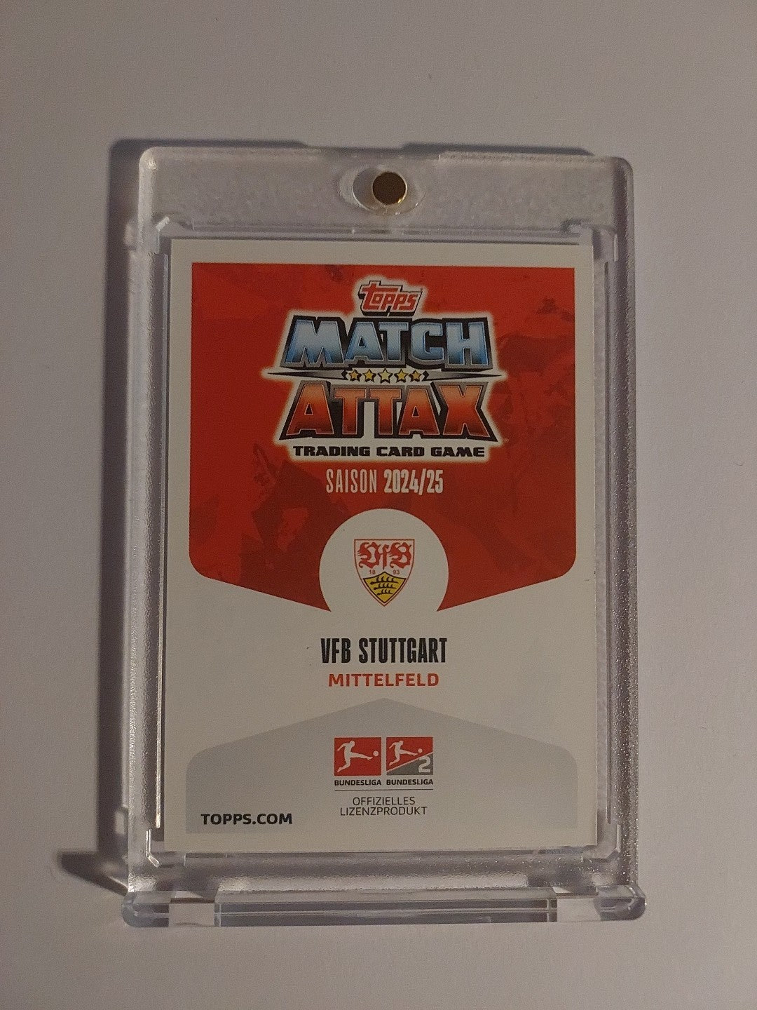 Topps Bundesliga 2024-25 Atakan Karazor VFB Stuttgart (On Card Auto) – Bild 2