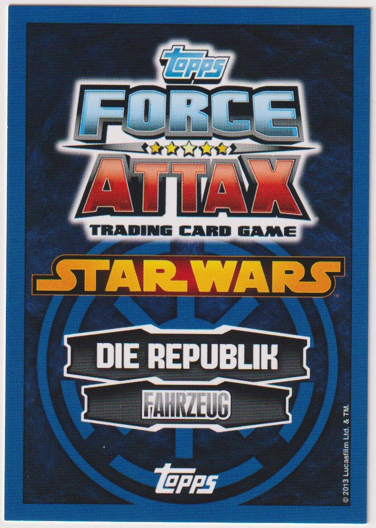 Topps Star Wars 2013 KLON-TURBOPANZER Republik TCG Rare #70 – Bild 2