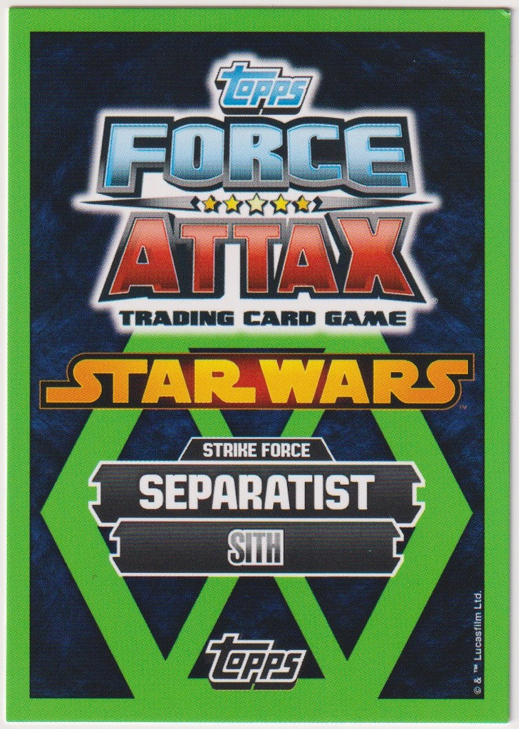 Topps Star Wars 2015 Asajj Ventress Sith Separatisten TCG Rare #118 – Bild 2