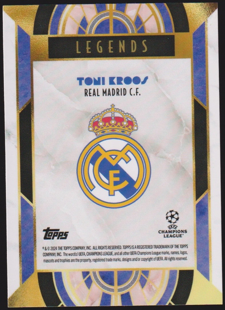Topps Legends 2023-24 Toni Kroos Real Madrid C.F. Deco Parallel Rare – Bild 2