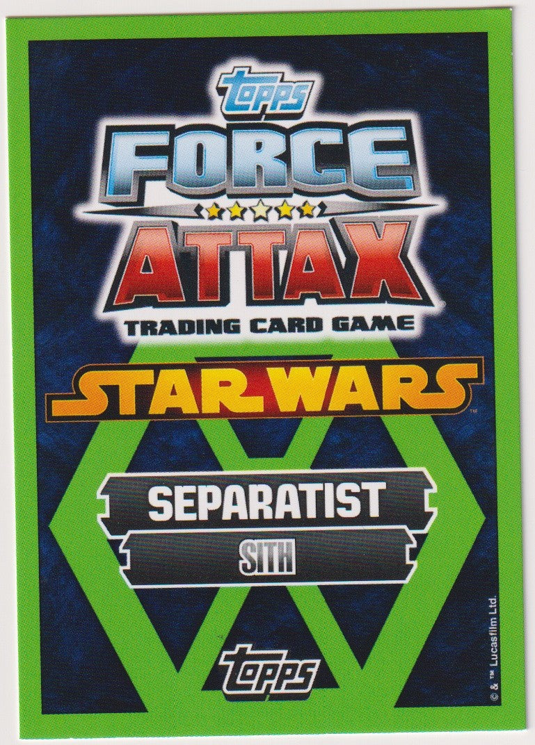 Topps 2015 Asajj Ventress Star Wars Sith Separatist TCG Rare – Bild 2