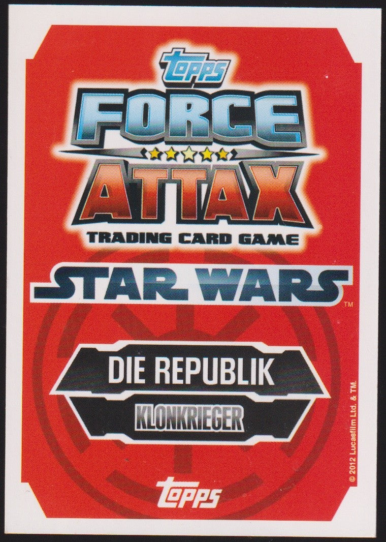 Topps Star Wars 2012 Spezialeinsatzsoldat REPUBLIK TCG Rare #216 – Bild 2