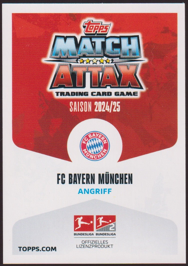 Topps Match 2024-25 Michael Olise FC Bayern München Saison 2024/25 Parallel – Bild 2