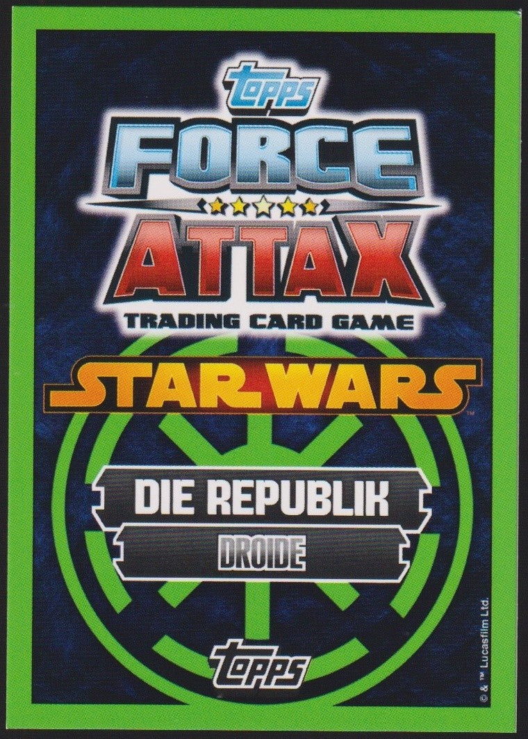 Topps Star Wars 2011 Droide WAC-47 Republik TCG Rare #21 – Bild 2