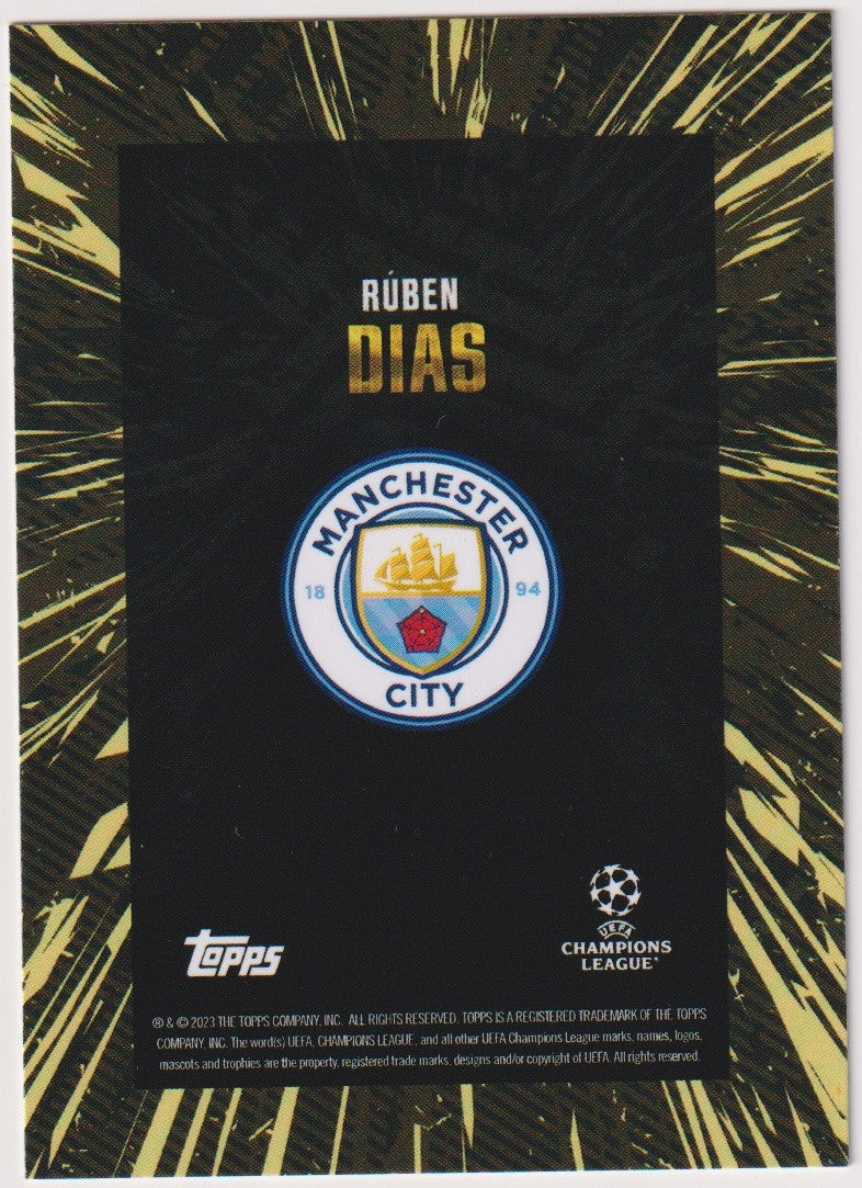 Topps X WHIP Ruben Dias Manchester City Champions League Parallel Rare – Bild 2