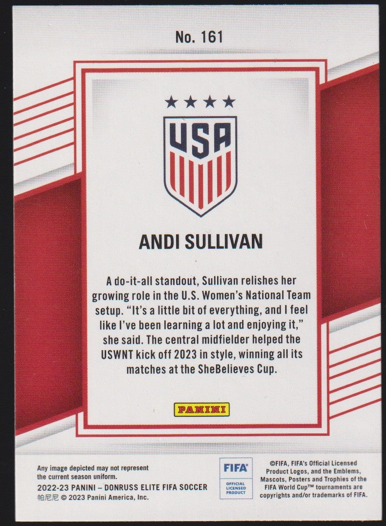 Panini 2023-24 Andi Sullivan United States Women's National Team Parallel – Bild 2