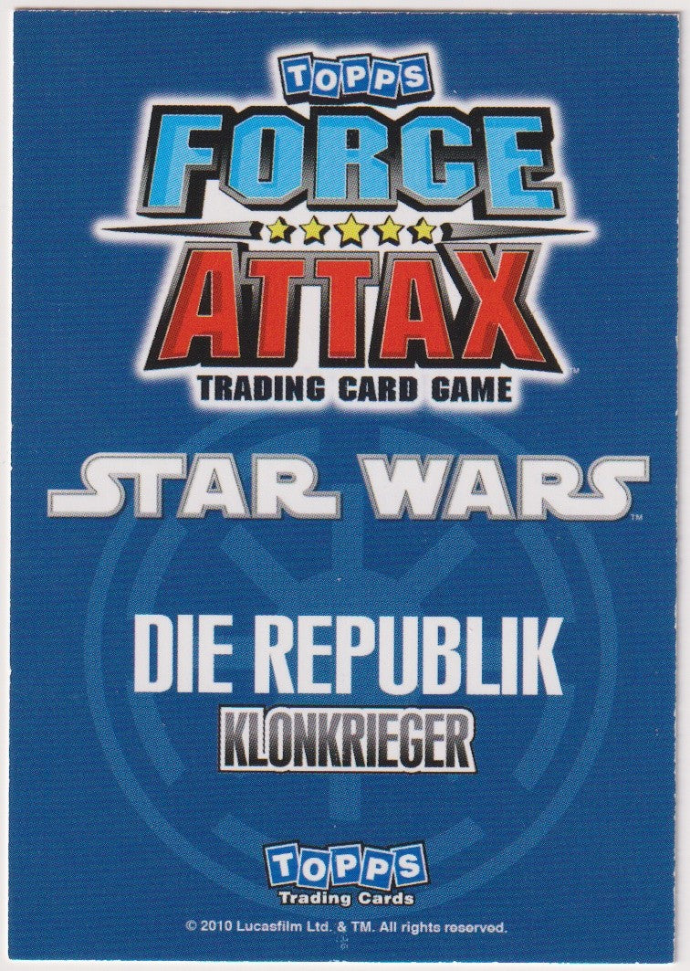 Topps Star Wars 2010 Klonkrieger Boost Republik TCG Rare Nr. 33 – Bild 2
