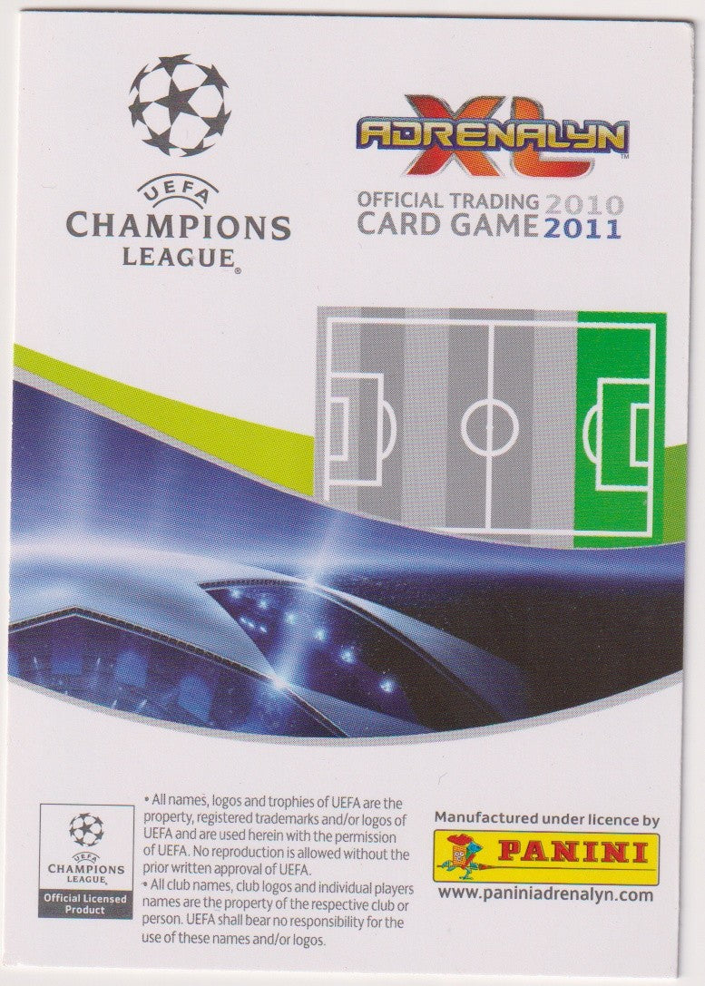 Panini Adrenalyn 2010-2011 Arjen Robben Bayern München White Paralle Refractor – Bild 2