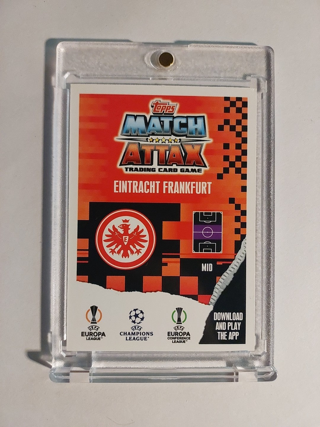 Topps Man Of The Match 2024-25 Mario Götze Frankfurt Insert Parallel Refractor – Bild 2