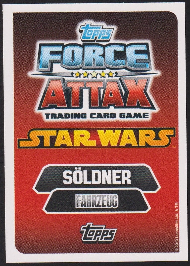 Topps Star Wars 2013 Sandraupe Fahrzeug Söldner (Film Version) TCG Rare #50 – Bild 2