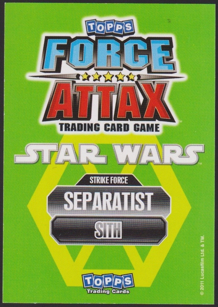 Topps Star Wars 2011 Count Doku Sith Separatisten Full Art TCG Rare #192 – Bild 2