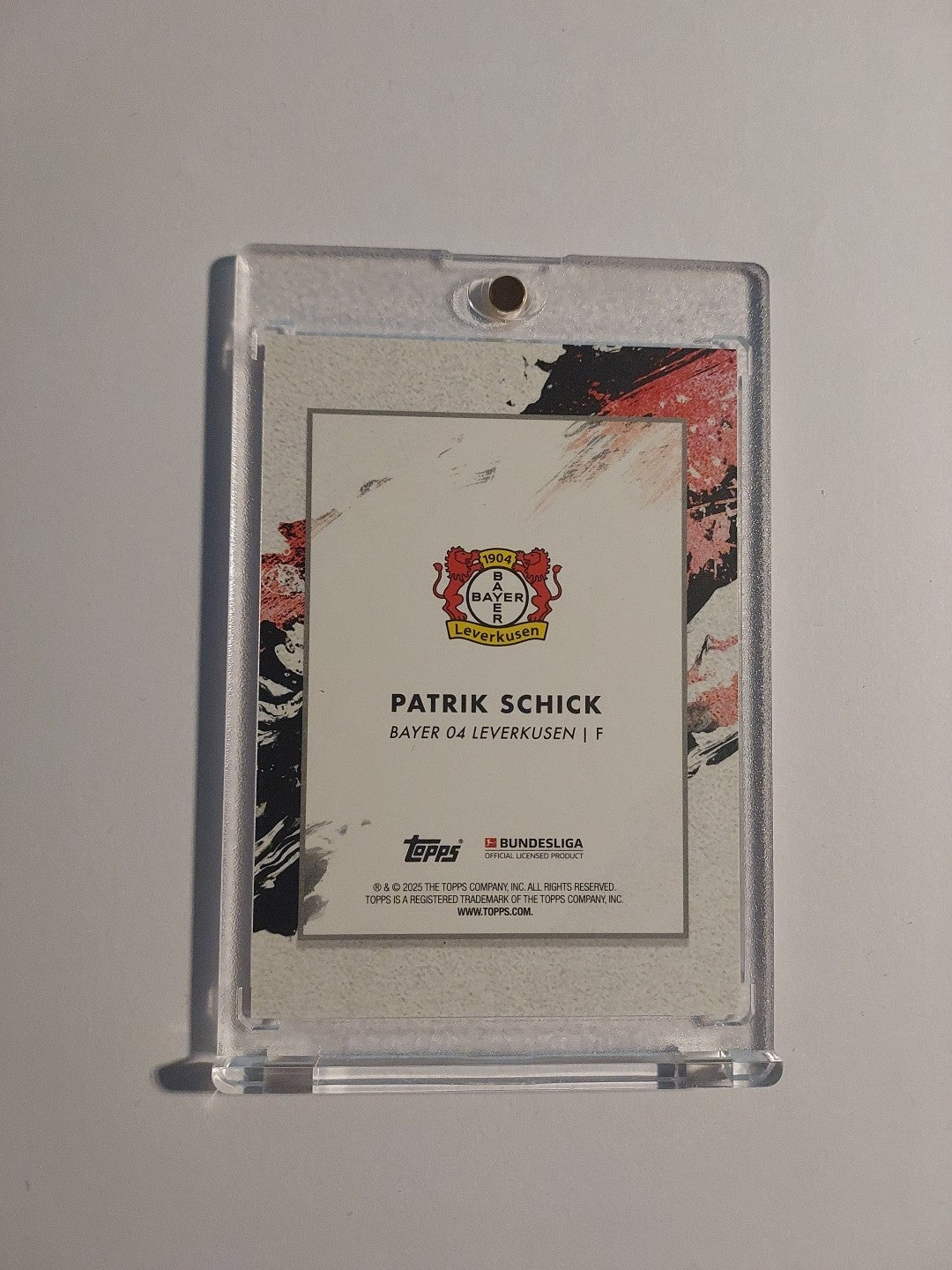 Topps Inception Bundesliga 2024-25 Patrik Schick Leverkusen Parallel Ultra Rare – Bild 2