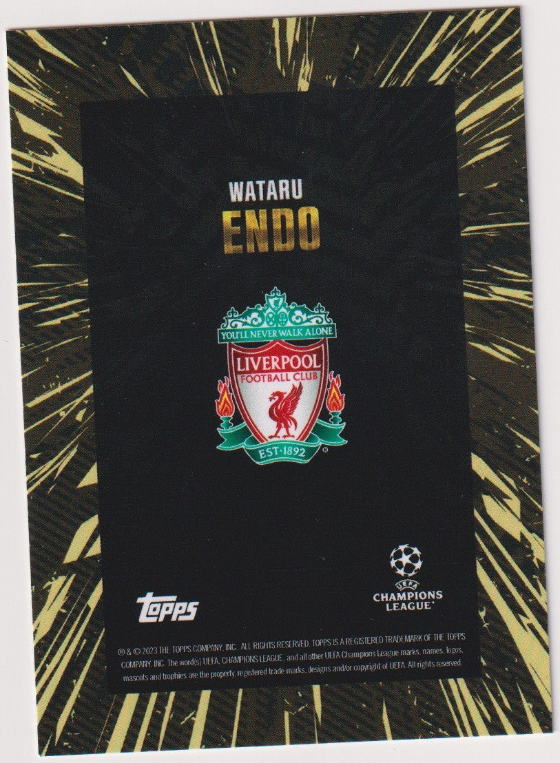 Topps X WHIP Wataru Endo Liverpool Football Club Parallel Rare – Bild 2