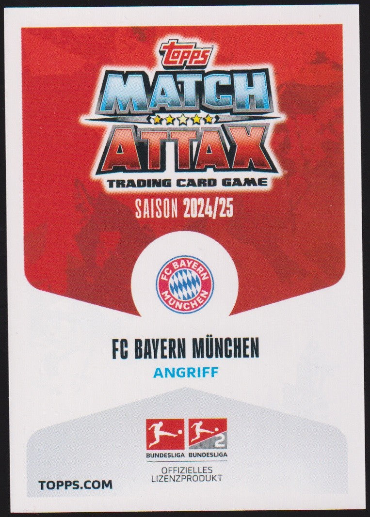Topps Match Attax 2024-25 Michael Olise FC Bayern München Bundesliga Parallel – Bild 2