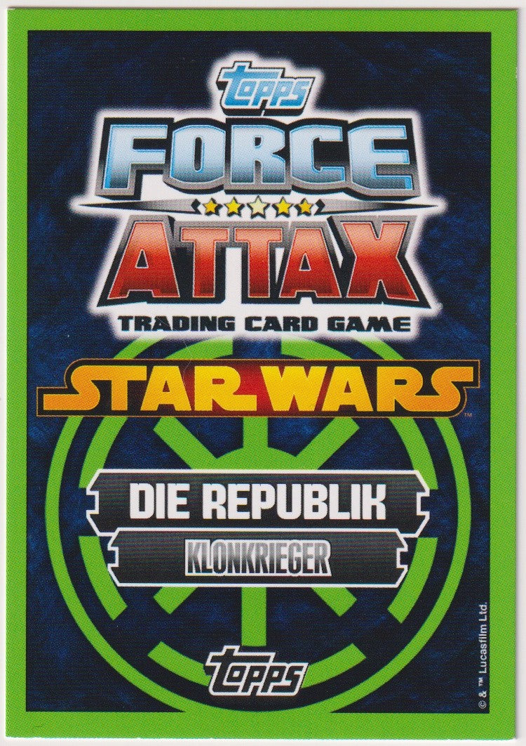 Topps Star Wars 2015 Klonkommandant Cody Republik Die Klonkrieger TCG Rare – Bild 2