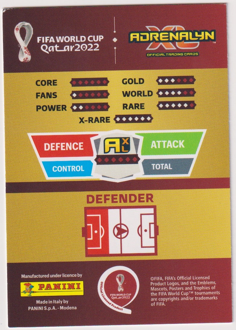Panini FIFA World Cup Qatar 2022 Adrenalyn XL Thiago Silva Brasilien Parallel – Bild 2